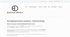 Desktop Screenshot of essentialdesign.net