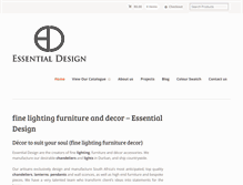 Tablet Screenshot of essentialdesign.net