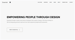 Desktop Screenshot of essentialdesign.com